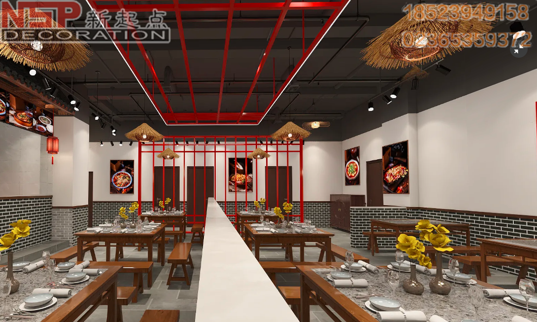 100平米餐廳設(shè)計裝修.png